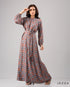 Printed Polyester Ankle Length Dress 61702
